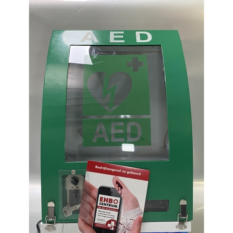 AED Buiten Kast et LED, Alarm en Codeslot